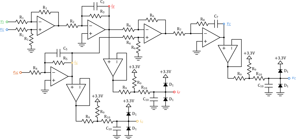 Analog simulation circuit